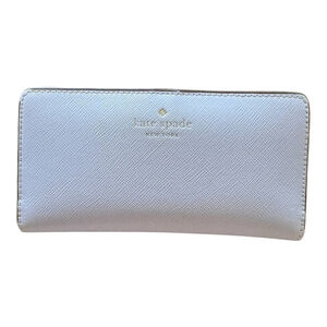 Kate Spade Light Blue Zip Wallet | Pen Mark | Fair Condition